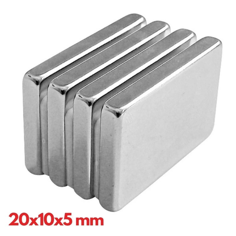 N35 20x10x5 Mm Neodyum Mıknatıs 1000 Adet, Köşeli, Nikel Kaplamalı Kaliteli Ve Dayanıklı Ürün