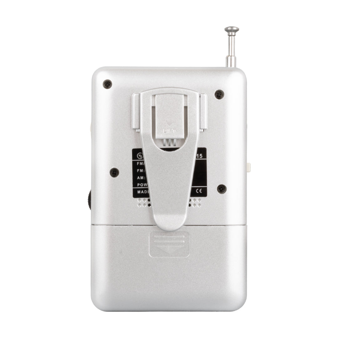 GÜMÜŞ RENK CEP TİPİ ANALOG FM RADYO VS-R115