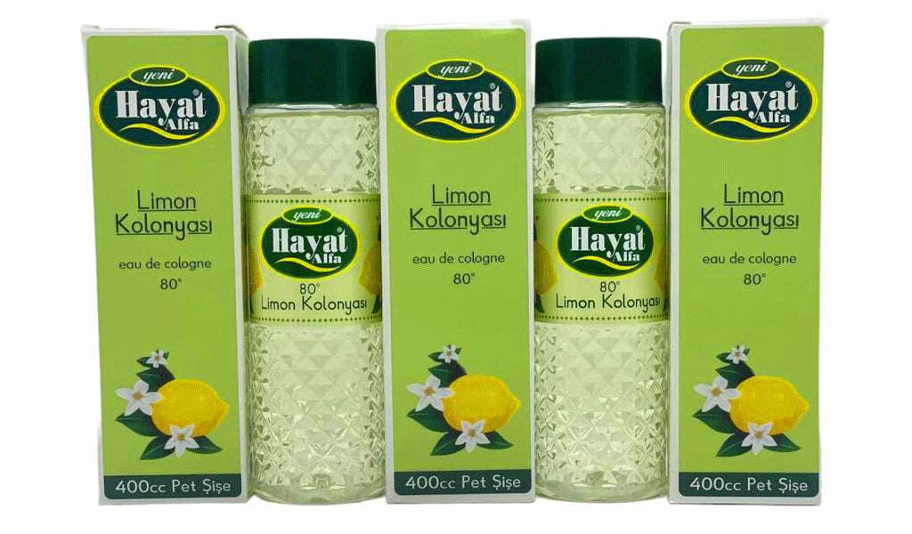 Hayat Boxed 400cc Lemon Cologne