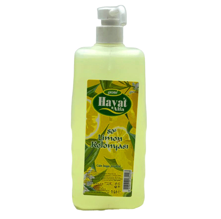 Hayat Pump Spray 1lt Lemon Cologne