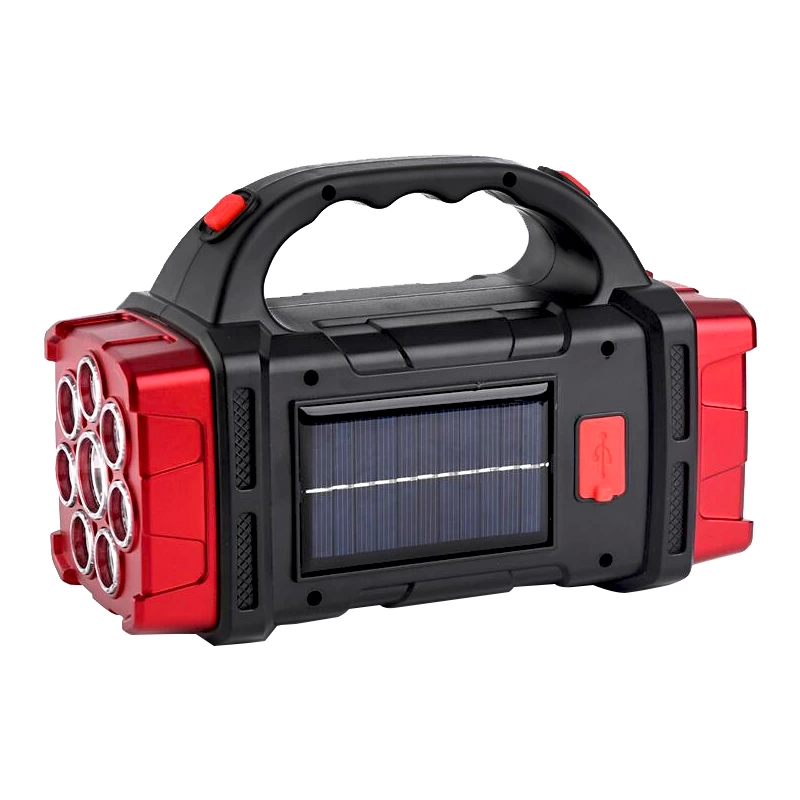 Hb-1678 Solarlı Usb Çıkışlı Şarj Edilebilir 38 Watt Kamp Feneri