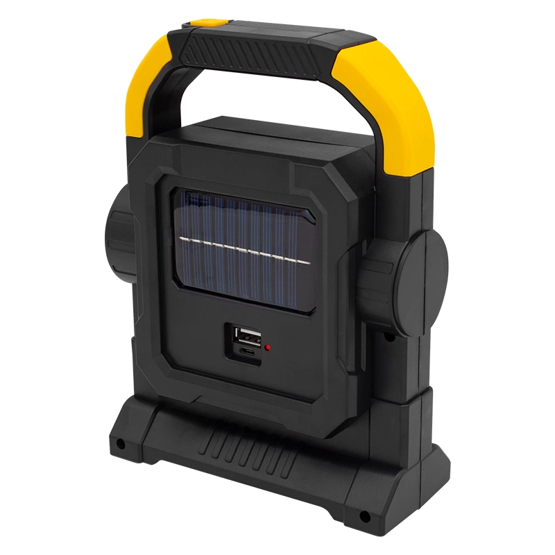 Hc-7078-c 3 Çalışma Modlu Cob Ledli Solar Taşınabilir Şarjlı Solar Lamba