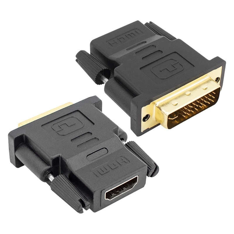 Hdmı Dişi - Dvı Erkek 24+5 Pin Gold Çevirici Jack