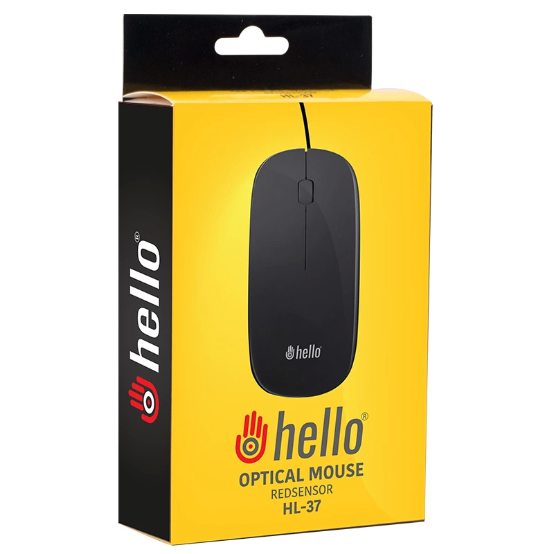 Hl-37 Slım Kasa 1000 Dpı Kablolu Optik Mouse