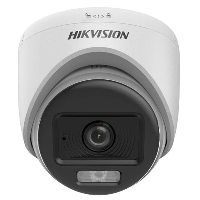 Hikvision TVI-AHD 2MP 2.8mm Sabit Lensli ColorVu IR Turret Dome Analog Kamera
