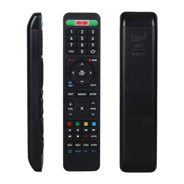 Hiremco Turbo 4K Netflix Youtube Tuşlu HD Uydu Kumandası