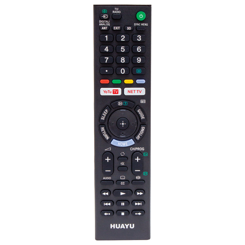 HUAYU KL RM-L1370 SONY YOUTUBE - NETFLIX TUŞLU LCD-LED TV BLİSTERLİ KUMANDA * RMT-TX202P (4620)