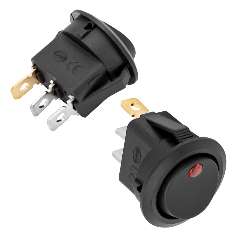 Ic-132A 3 Pinli On-Off 12Volt Dc 20 Amper Işıklı Anahtar  