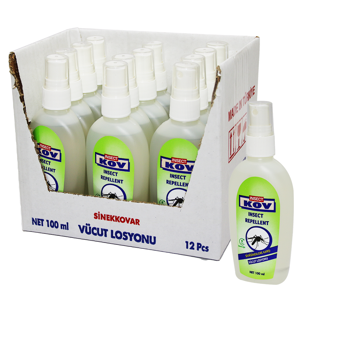 Insect Kov Si̇vri̇si̇nek Kovucu Vücut Losyonu Sprey 100ml 6 Saat Koruma
