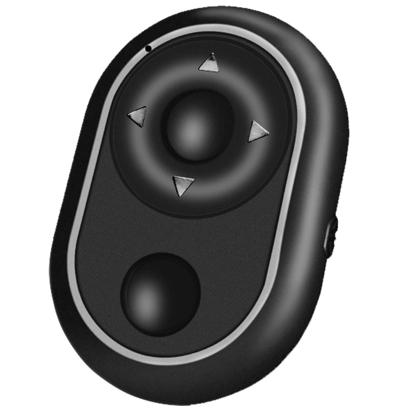Черный Bluetooth-пульт дистанционного управления, совместимый с мобильными телефонами iOS/Android 