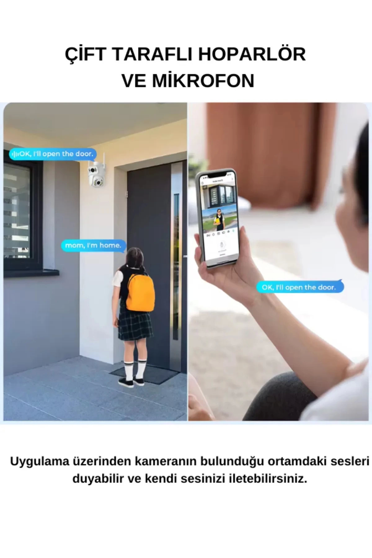 Ip Kamera 2+2 Mp 4mp 1080p Ultra Hd Hareketli Sensör Dış Ortam Ip Kamera Speed Dome Akıllı Ip Çift