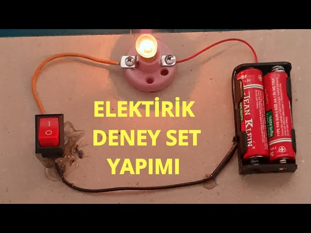 İş Eğitimi Elektrik Deney Seti