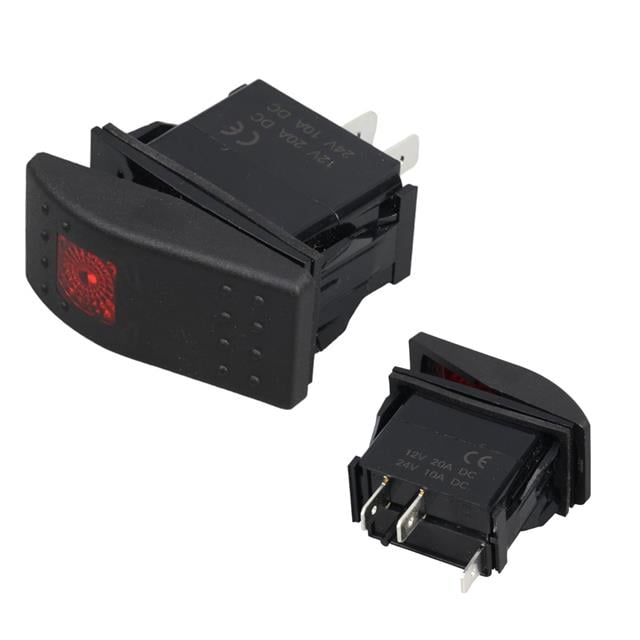 Işıklı 3P ON-OFF 12-24V Marın Switch