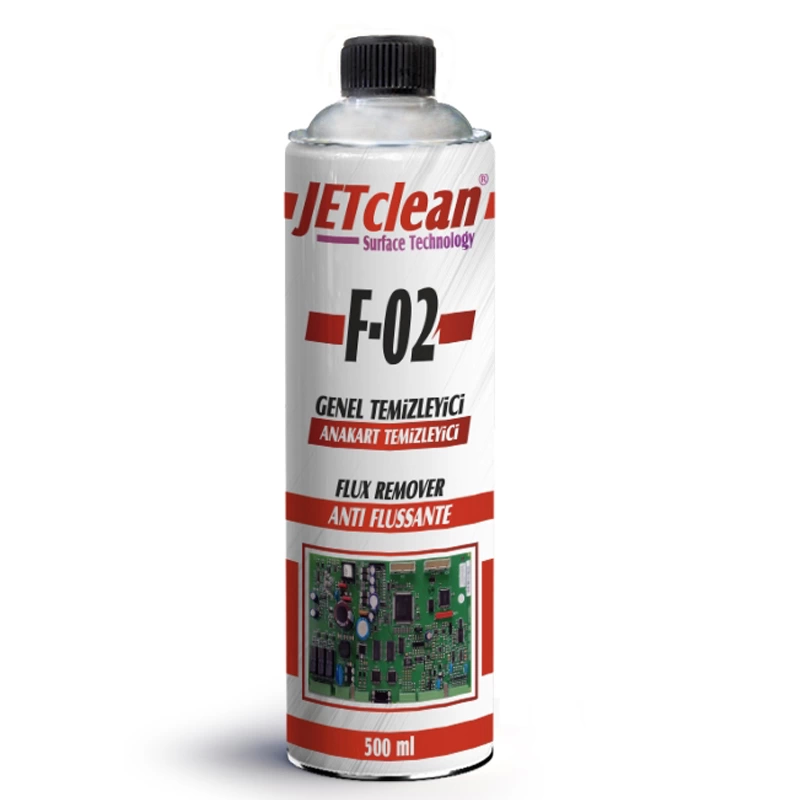 Jetclean F-02 500 Ml Flux Anakart Temizleme Sprey