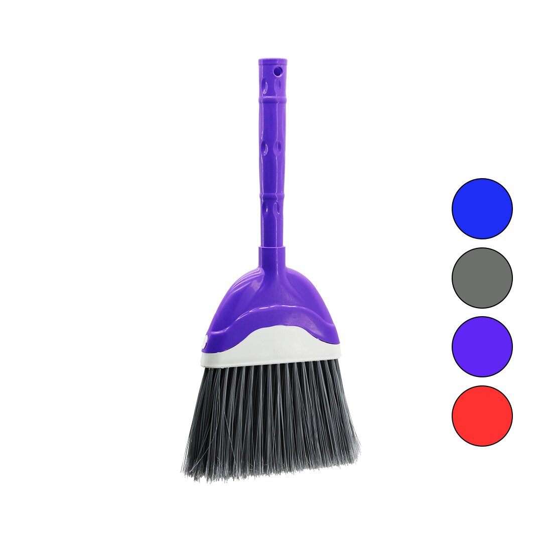 Joker  No-2  Renkli̇ Plasti̇k Süpürge  Sap çikar-tak-uzat Sapli=31cm