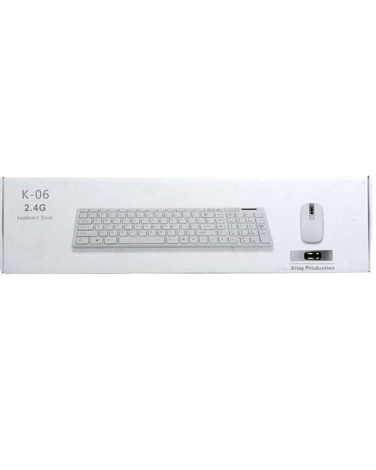 K-06 BEYAZ DOCK WIRELESS KABLOSUZ KLAVYE MOUSE S PL-374 (4620)