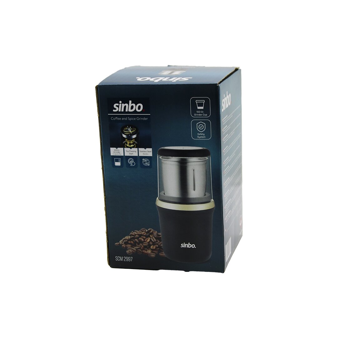 KAHVE - BAHARAT ÖĞÜTÜCÜ ÇELİK BIÇAK - ÖĞÜTME HAZNESİ=100GR 200W BAS ÇALIŞTIR KAPAK=MİKA KRİSTAL PLS