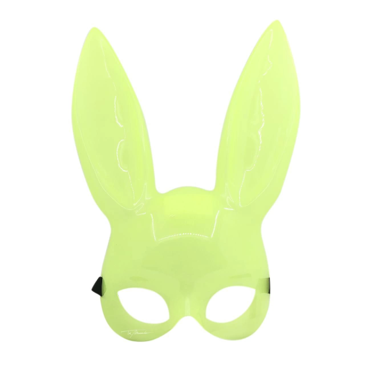 Karanlıkta Parlayan Fosforlu Tavşan Maskesi – Glow Bunny Masquerade Maske