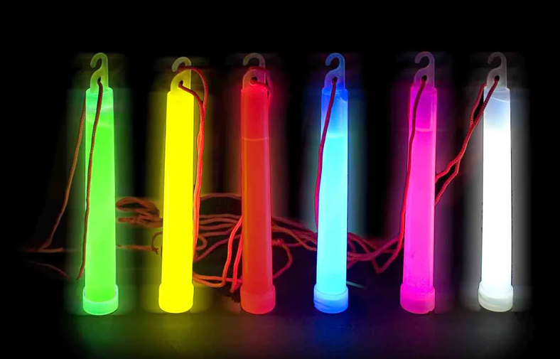 Karanlıkta Yanan Asılabilir ip Aparatlı Glow Stick Kolye Glow Stick Lamba 6 Adet 6 Renk 15 cm