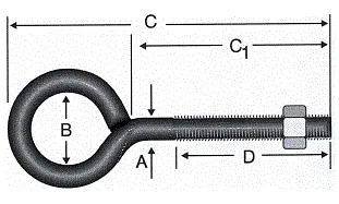 Kaynaklı Civata M8x190 - 50 Adet
