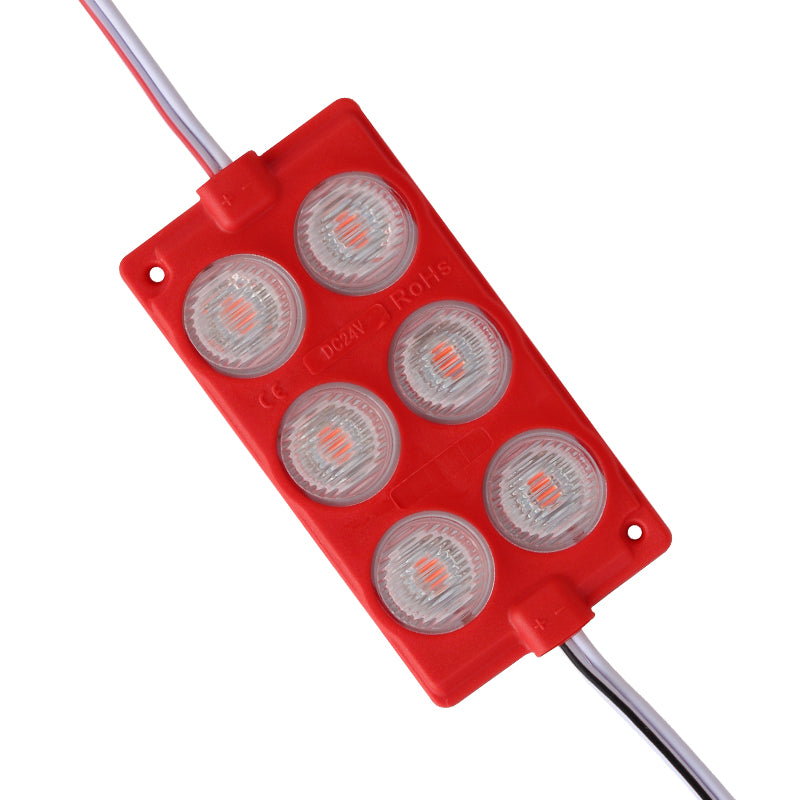 Kırmızı Modül Led 75*40 3030 24 Volt 3 Watt  