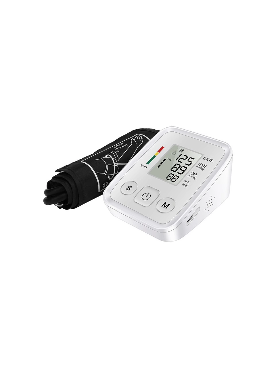 Kol Tipi Sesli Ev Ölçüm Cihazı Akıllı Tansiyon Aleti Monitörü