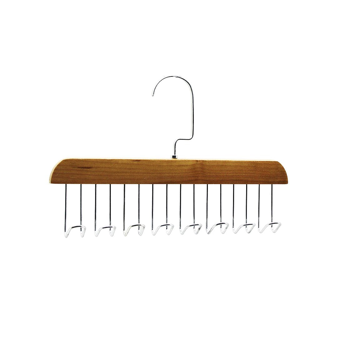 Kravat - Başörtü  Askisi  8 Metal Kollu - Ahşap Sapli - Dönebi̇len Metal Aski Uçlu