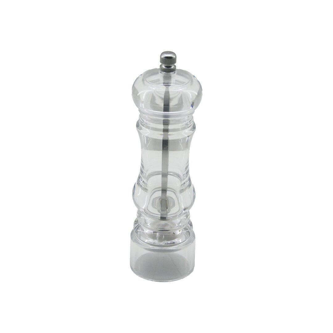 KÜÇÜK AKRİLİK ŞEFFAF MİKA KRİSTAL PLASTİK BAHARAT ÖĞÜTÜCÜ ÇAP: 5CM Y: 17.5CM