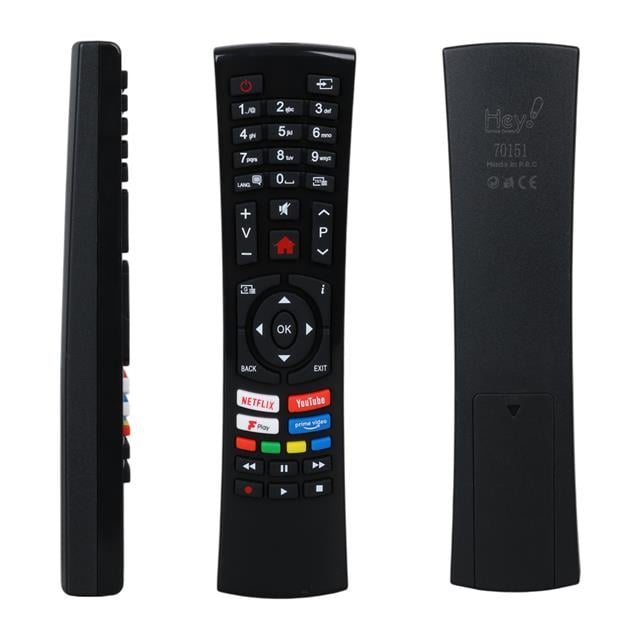 Küçük Kalıp Vestel 4391P Black Fplay Netflix - Youtube - Play Tuşlu Lcd Led TV Kumanda