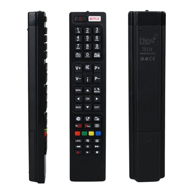 Küçük Kalıp Vestel Netflix - Youtube - Play Tuşlu Lcd Led TV Kumanda RC4848F RC5 30094759