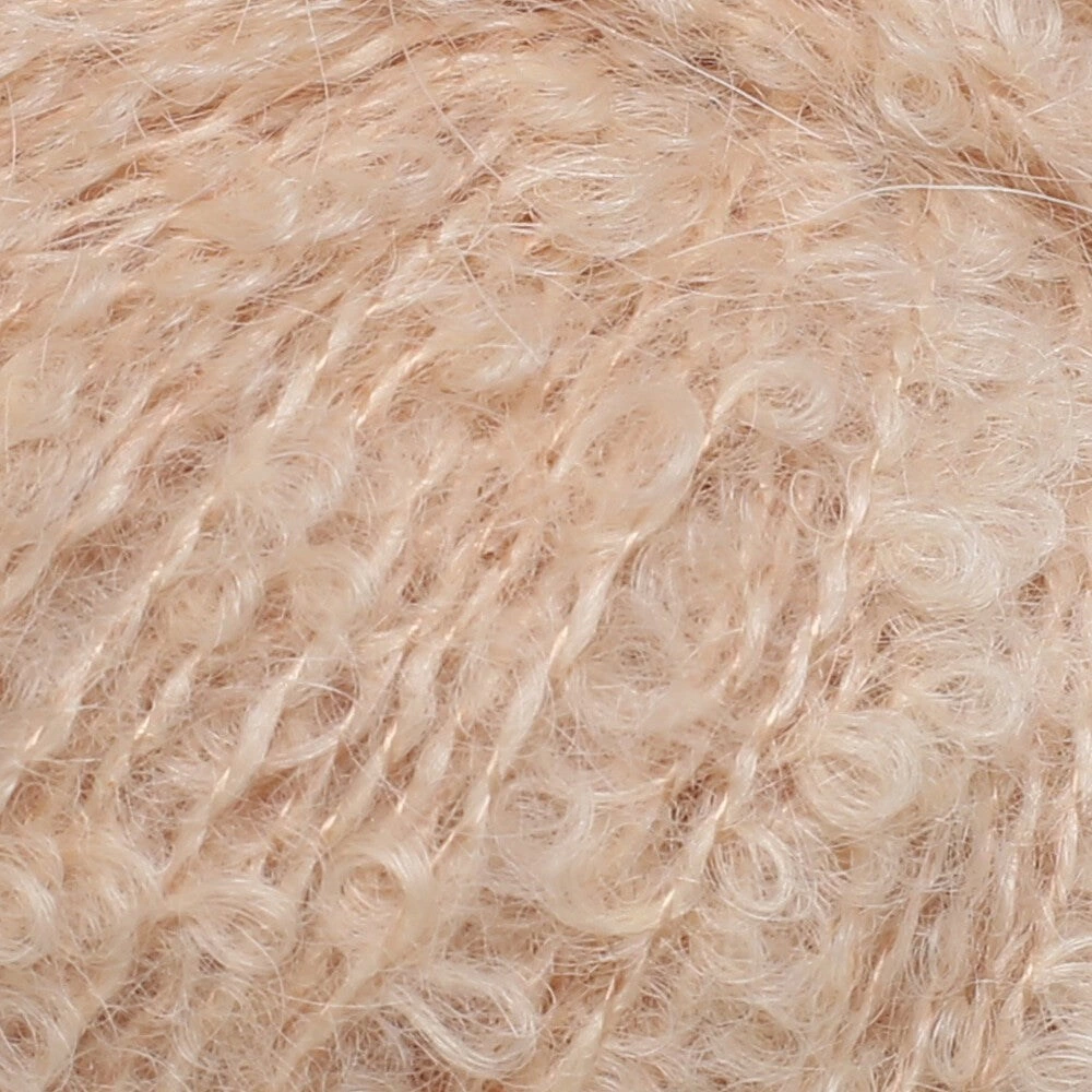 La Mia Alpaca Boucle 50 Gr Bej El Örgü İpi - L308 - 34389