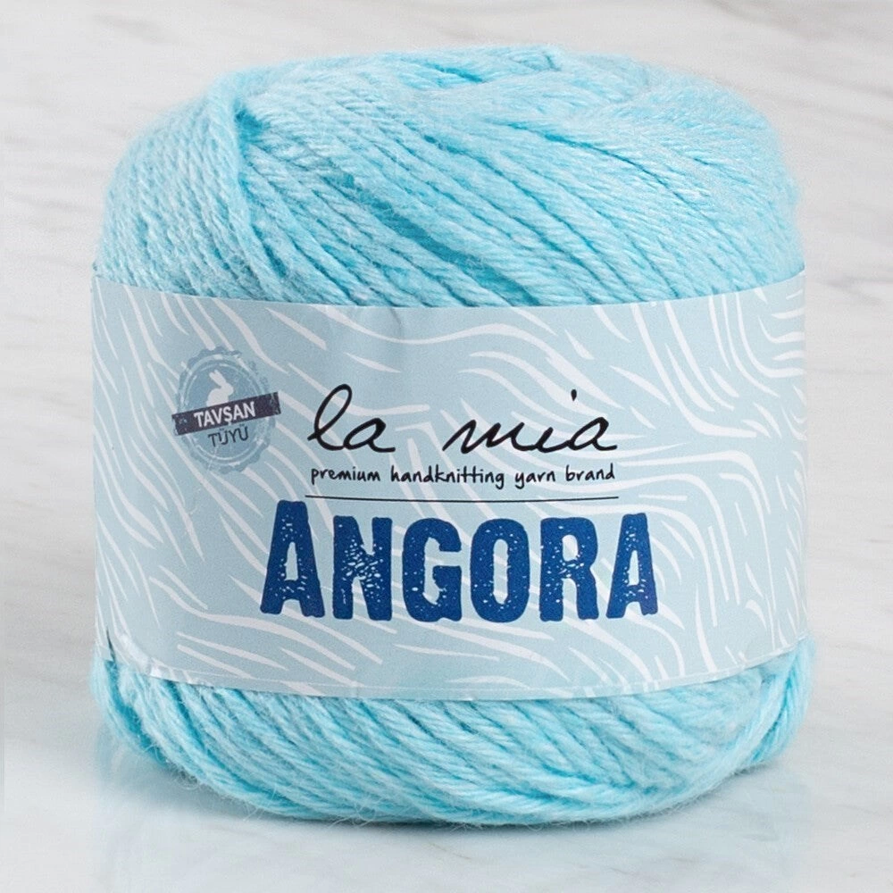 La Mia Angora 50gr Mavi El Örgü İpi - L071 - 33802