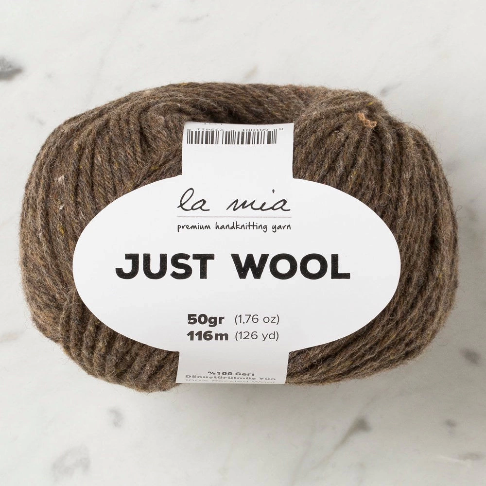 La Mia Just Wool Kahverengi El Örgü İpi - Lt013 - 33831