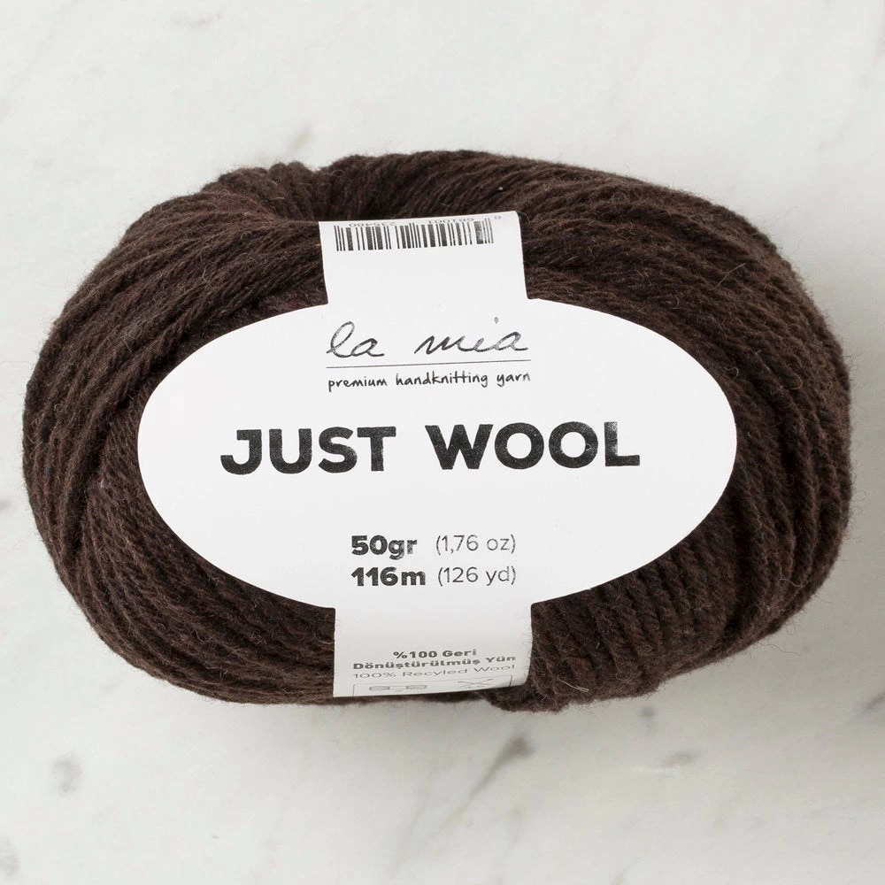 La Mia Just Wool Koyu Kahve El Örgü İpi - Lt006 - 33838