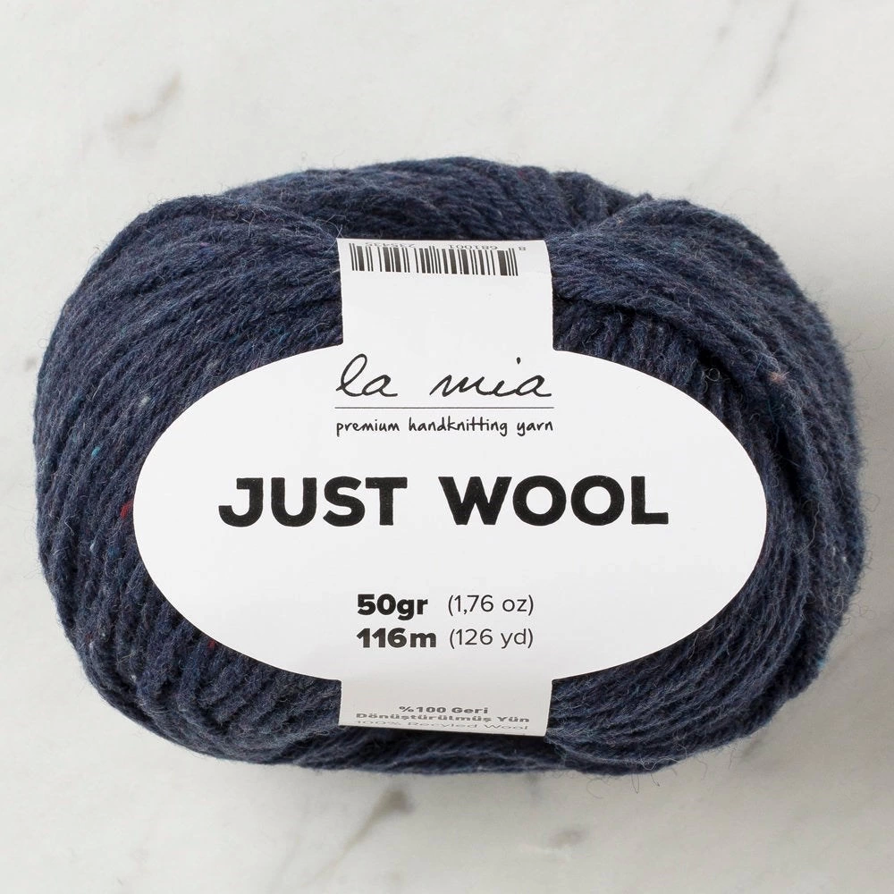 La Mia Just Wool Lacivert El Örgü İpi - Lt011 - 33833