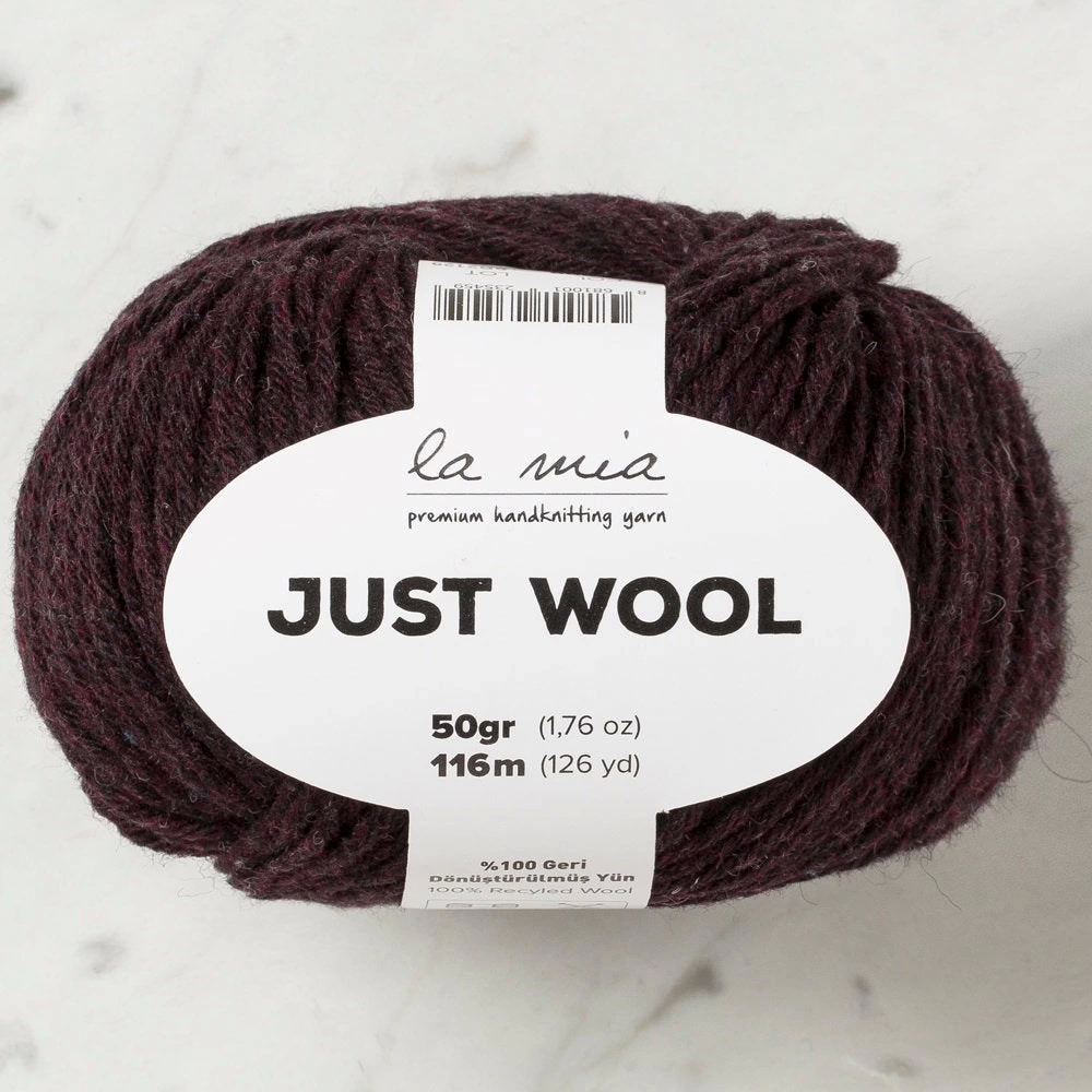 La Mia Just Wool Mürdüm El Örgü İpi - Lt009 - 33835