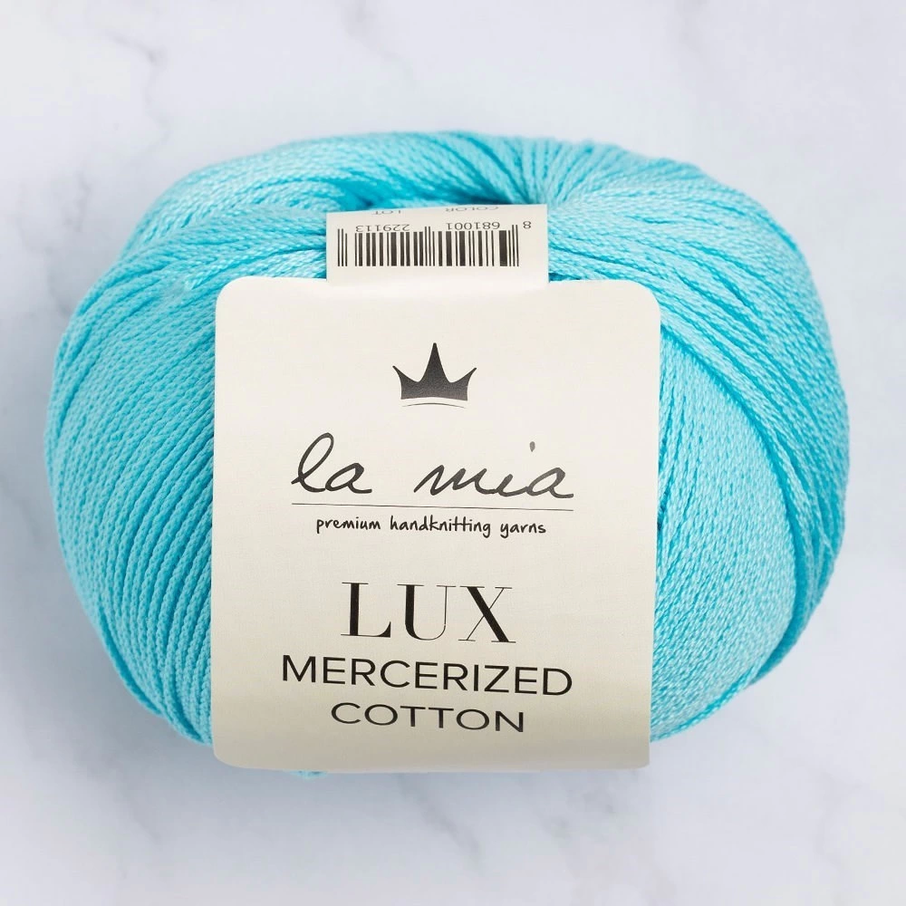 La Mia Lux Mercerized Cotton Cam Göbeği El Örgü İpi - 123 - 33749