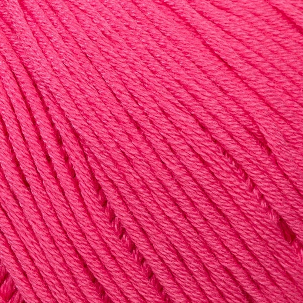 La Mia Mercerized Cotton Koyu Pembe El Örgü İpi - 35 - 33595