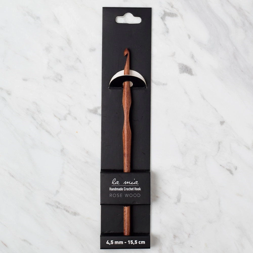 La Mia Rosewood 4.5 mm 15.5 cm Ahşap Yün Tığ