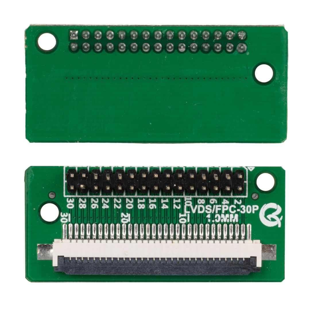 Lcd Panel Flexi Repair Kart Lvds/fpc-30p 1.0mm Hd Fpc Input 30p Lvds Turn Pın Qk0823b