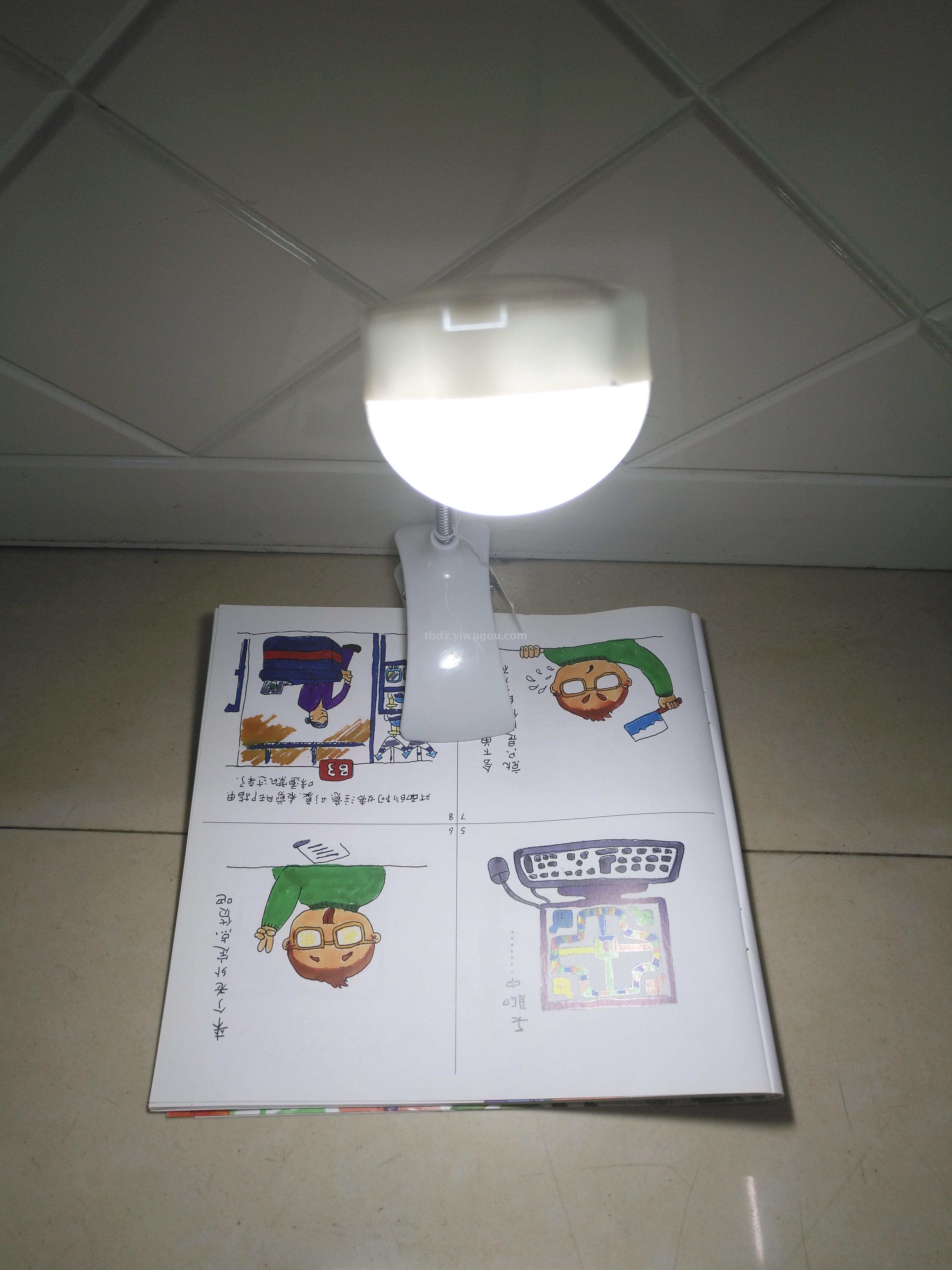 Led Klipsli Kitap Okuma Masa Lambası  Kitap Okuma Işığı Pilli