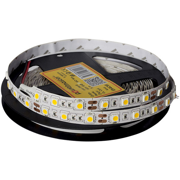 LED ŞERİT 3 ÇİPLİ MAVİ İÇ MEKAN SİLİKONSUZ 60 LED 5 METRE FİYATI