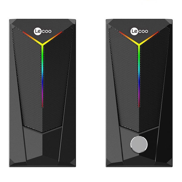 LENOVO LECOO DS104 6 VOLT 80 DB 1+1 KABLOLU IŞIKLI GAMING OYUNCU SPEAKER - HOPARLÖR