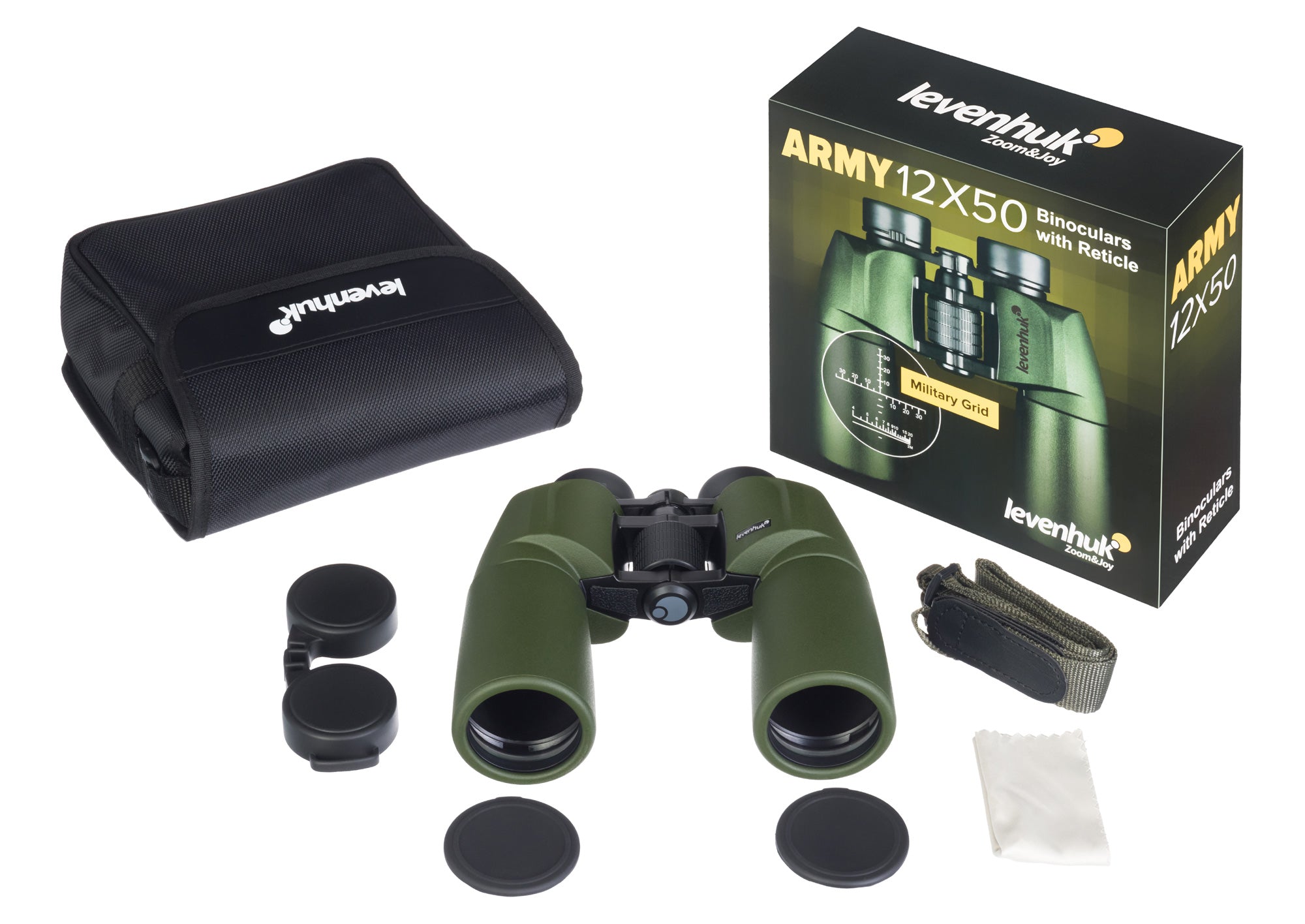 Levenhuk Army 12x50 Artıkıllı Bınoküler Dürbün