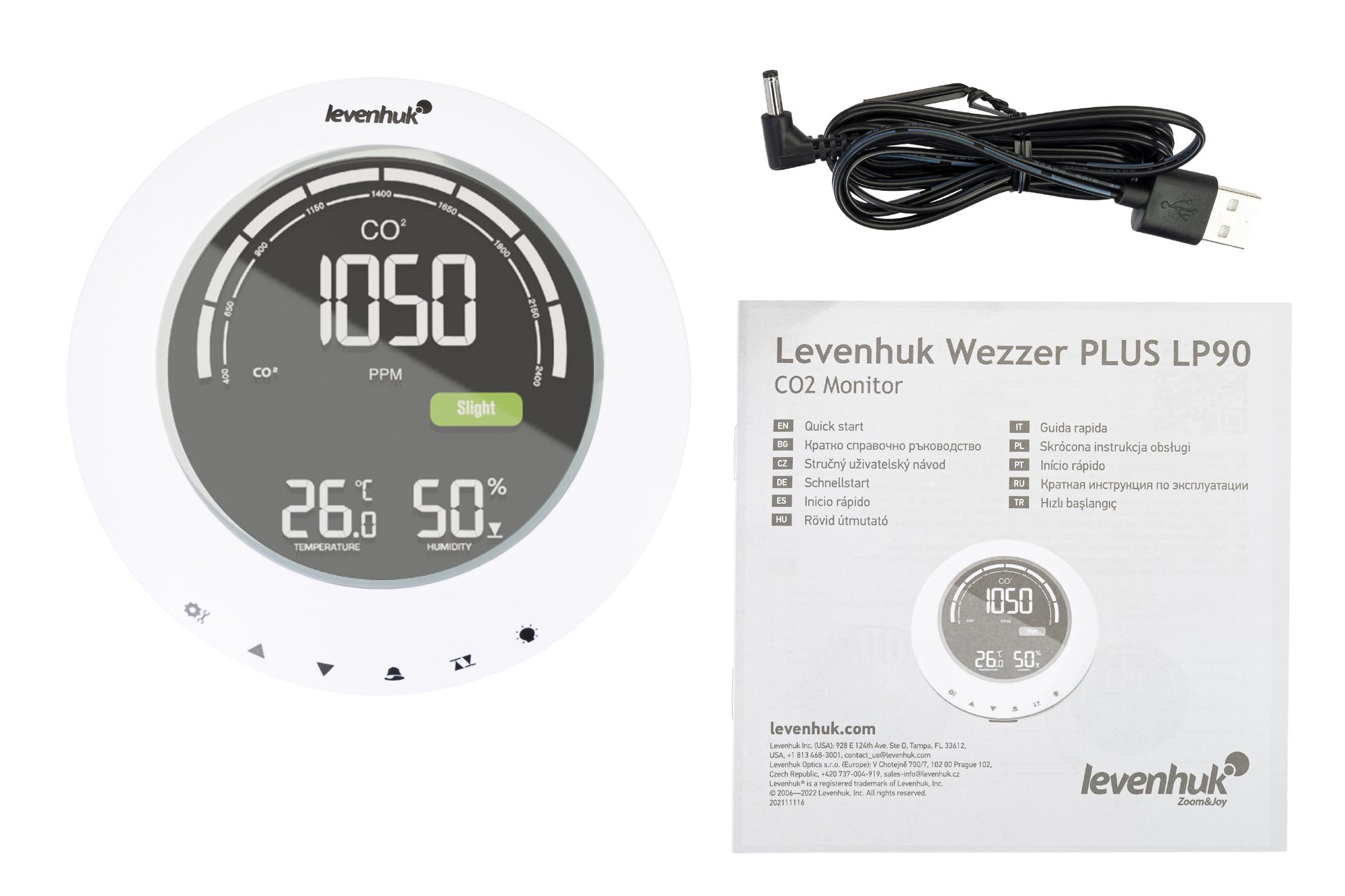 Levenhuk Wezzer Plus Lp90 Co₂ Monıtörü