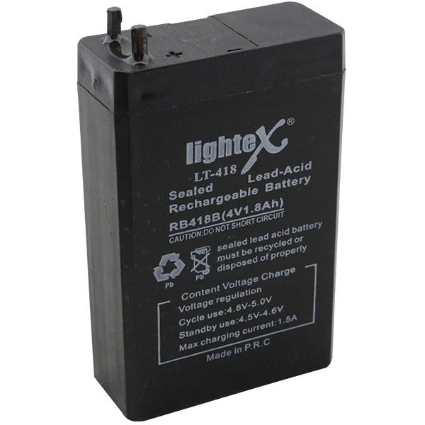 Lıghtex Lt-418 4 Volt - 1.8 Amper Akü 48 X 21 X 75 Mm