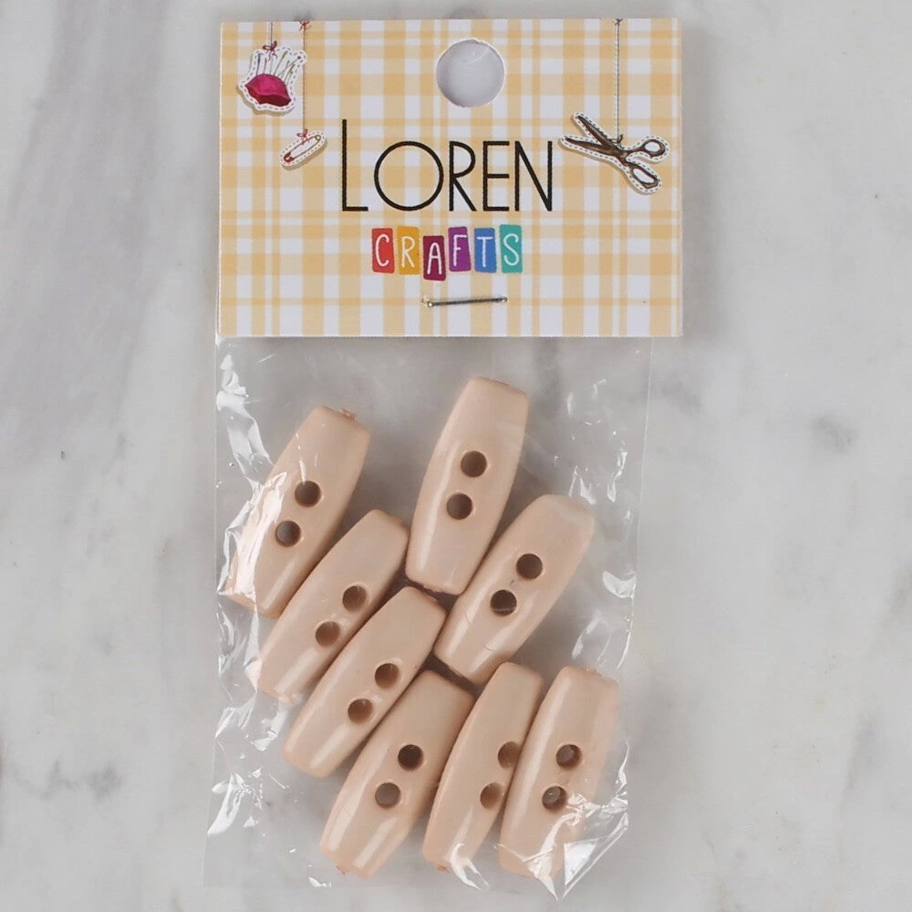 Loren Crafts Pudra Pembe 8 Li Çoban Düğmesi - 69