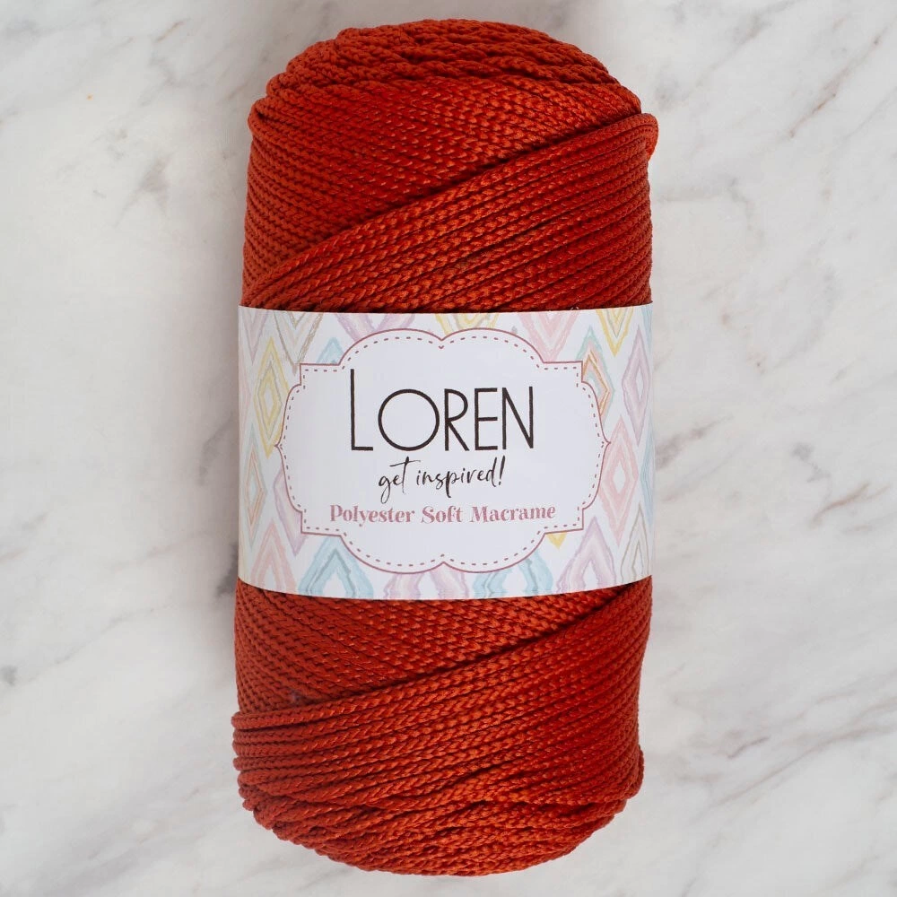 Loren Polyester Soft Macrame Tarçın El Örgü İpi - Lm012 - 34431