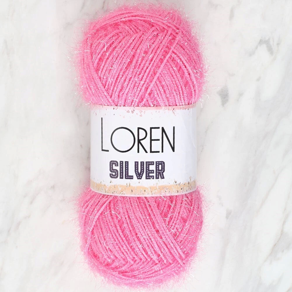 Loren Silver Bebe Pembe El Örgü İpi - Rs0014 - 34075