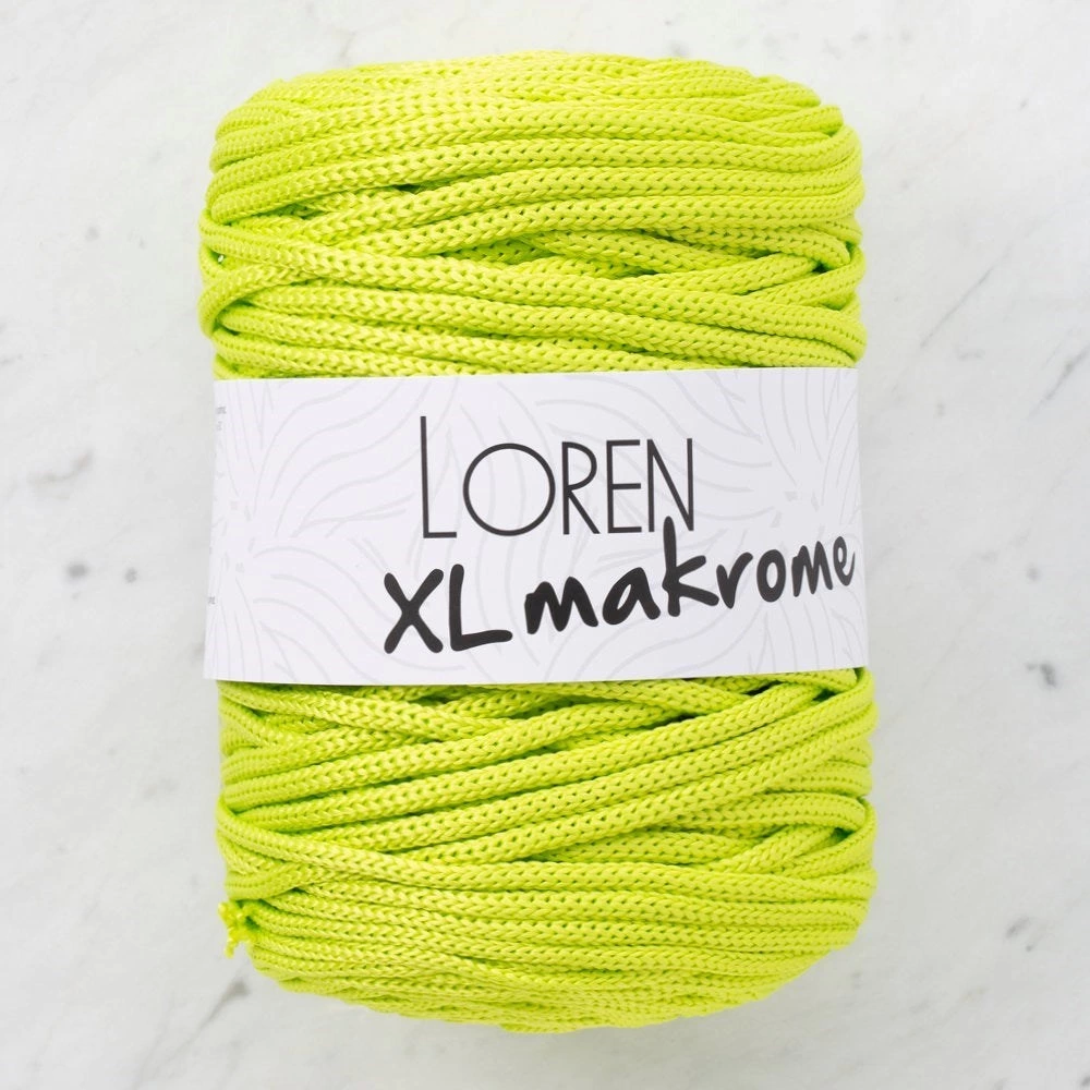 Loren Xl Makrome Fıstık Yeşil El Örgü İpi - R042 - 33707